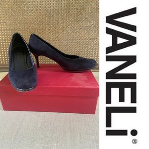 Vaneli Suede & Leather Pumps - 8 ½ M